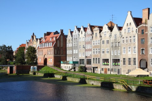 Gdansk, gamlebyen Stare Miasto, nybyen Glowne Miasto, markedsplass en Dlugi Targ, Ulica Dluga, historisk bydel, middelalder, Nord-Polen, Polen