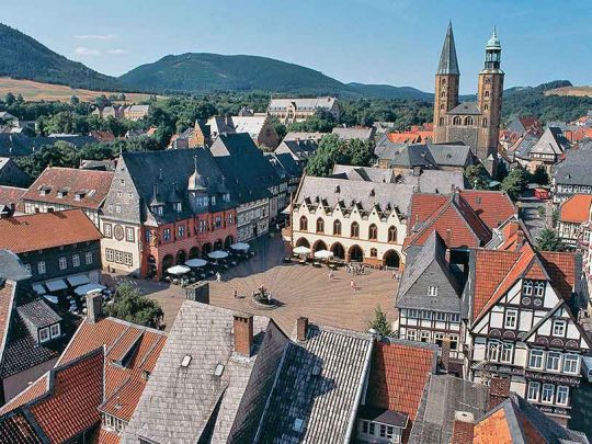 Goslar, Nieder-Sachsen, Unesco Verdensarv, Altstadt, Historisk, Middelalder, Hauptmarkt, Nord-Tyskland, Tyskland