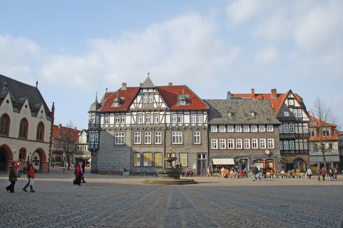 Goslar, Nieder-Sachsen, Unesco Verdensarv, Altstadt, Historisk, Middelalder, Hauptmarkt, Nord-Tyskland, Tyskland