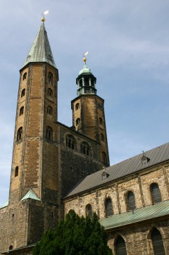 Marktkirche St Cosmas und Damian, Goslar, Nieder-Sachsen, Unesco Verdensarv, Altstadt, Historisk, Middelalder, Markt, Nord-Tyskland, Tyskland