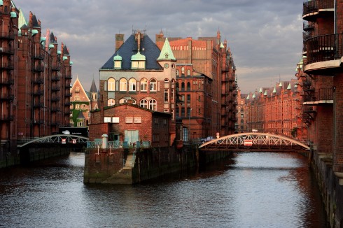 Speicherstadt, Hamburg, Alster, Nord-Tyskland, Tyskland