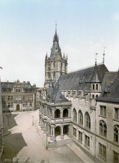 Rathaus, Rådhus, Altstadt, Köln, Nordrhein-Westfalen, Vest-Tyskland, Tyskland