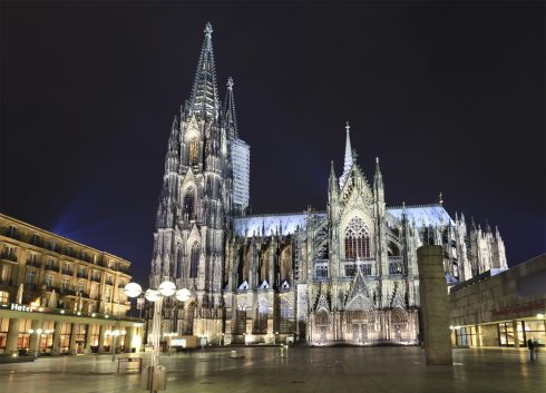 Altstadt, Kölnerdomen, Römisch-Germanisches Museum, Köln, Nordrhein-Westfalen, Vest-Tyskland, Tyskland