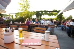 Biergarten Maybach, Altstadt, Köln, Nordrhein-Westfalen, Vest-Tyskland, Tyskland