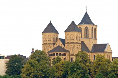 Altstadt, St Kunibert-Kirche, Köln, Nordrhein-Westfalen, Vest-Tyskland, Tyskland