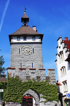 Schnetztor, middelalder, Konstanz, Bodensee, Sør-Tyskland, Tyskland