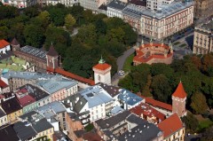 Krakow, Unesco Verdensarv, gamlebyen Stare Miasto, historisk bydel, middelalder, markedsplass Rynek Glowny, Sør-Polen, Polen