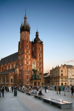  Krakow, Unesco Verdensarv, Sukiennice, Basilica Santa Maria, gamlebyen Stare Miasto, historisk bydel, middelalder, markedsplass Rynek Glowny, Wawelborgen, Kazimierz, Sør-Polen, Polen