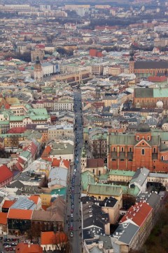 Krakow, Unesco Verdensarv, gamlebyen Stare Miasto, historisk bydel, middelalder, markedsplass Rynek Glowny, Sør-Polen, Polen