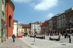 Krakow, Unesco Verdensarv, Basilica Santa Maria, gamlebyen Stare Miasto, historisk bydel, middelalder, markedsplass Rynek Glowny, Kazimierz, Sør-Polen, Polen