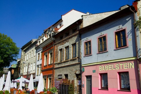 Kazimierz, Krakow, Unesco Verdensarv, gamlebyen Stare Miasto, historisk bydel, middelalder, markedsplass Rynek Glowny, Sør-Polen, Polen