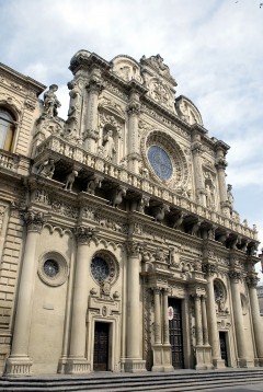 Chiesa Santa Croce, Lecce, Puglia, Sør-Italia, Italia