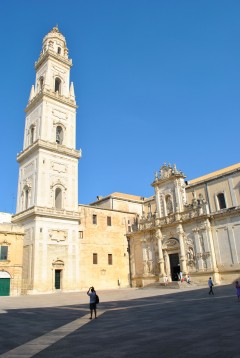 Duomo campanile, Lecce, Puglia, Sør-Italia, Italia