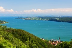  Historisk, Lindau, Bodensee, Sør-Tyskland, Tyskland