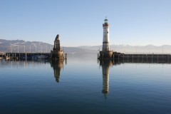  Historisk, Lindau, Bodensee, Sør-Tyskland, Tyskland