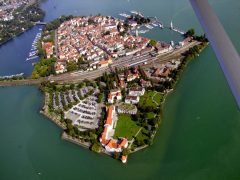 Lindau Insel, Historisk, Lindau, Bodensee, Sør-Tyskland, Tyskland