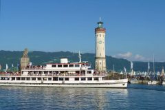 Altstadt, Historisk, Lindau, Bodensee, Sør-Tyskland, Tyskland