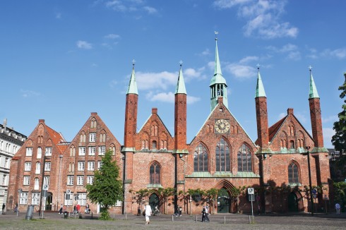 Heiliger-Geist-Hospital, Hansestadt Lübeck, Schleswig -Holstein, Hanseatic League, Unesco World Heritage, Altstadt, Historic, Middle Ages, Markt, Northern Germany, Germany