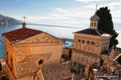 Vieux Chateau, Menton, Alpes Maritimes, Provence, Cote d'Azur, Sør-Frankrike, Frankrike