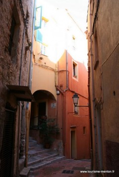 Gamlebyen, Menton, Alpes Maritimes, Provence, Cote d'Azur, Sør-Frankrike, Frankrike