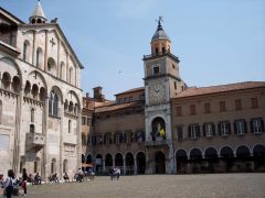 Piazza Grande, Modena, Emilia Romagna, Nord-Italia, Italia