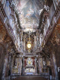 Asamkirche, rokokko, Altstadt, München, Bayern, Sør-Tyskland, Tyskland