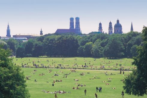 Englischer Garten, München, Bayern, Sør-Tyskland, Tyskland