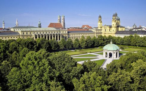 Hofgarten, Altstadt, München, Bayern, Sør-Tyskland, Tyskland