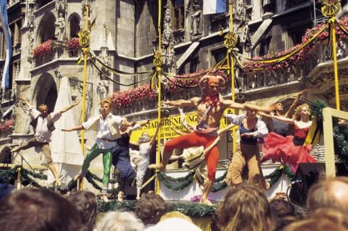 Stadtgründungsfest, Marienplatz, Altstadt, München, Bayern, Sør-Tyskland, Tyskland