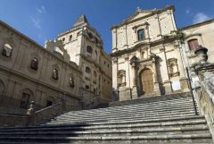 San Salvatore, Parrocchio San Francesco di Assissi , Barokken, Noto, Sicilia, Italia