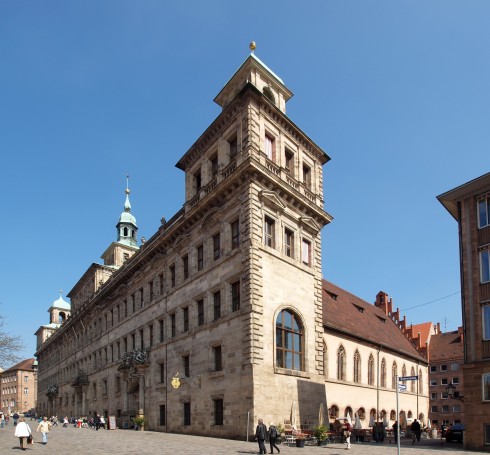 Rathaus, Nürnberg,Bayern, Unesco Verdensarv, Altstadt, Historisk, Middelalder, Marktplatz, Sør-Tyskland, Tyskland