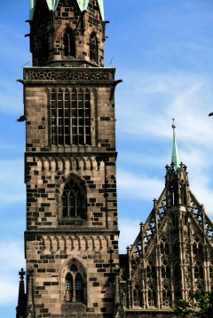 St Lorenz-Kirche, Nürnberg, Bayern, Unesco Verdensarv, Altstadt, Historisk, Middelalder, Hauptmarkt, Sør-Tyskland, Tyskland