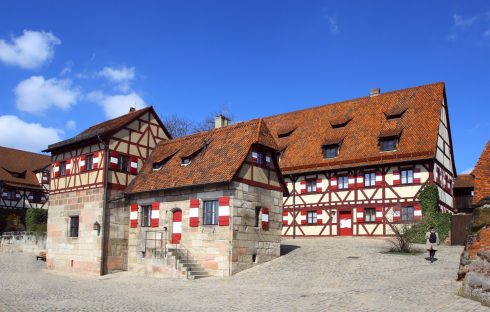 Kaiserburg, Nürnberg, Bayern, Unesco Verdensarv, Altstadt, Historisk, Middelalder, Marktplatz, Sør-Tyskland, Tyskland