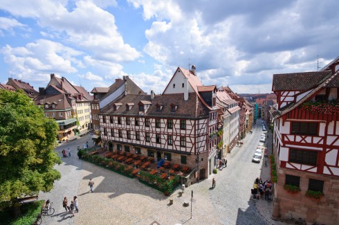 Nürnberg,Bayern, Unesco Verdensarv, Altstadt, Historisk, Middelalder, Marktplatz, Sør-Tyskland, Tyskland