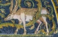 ...flere mosaikker i Mausoleo di Galla Placidia, Unesco, Ravenna, Emilia-Romagna, Nord-Italia, Italia