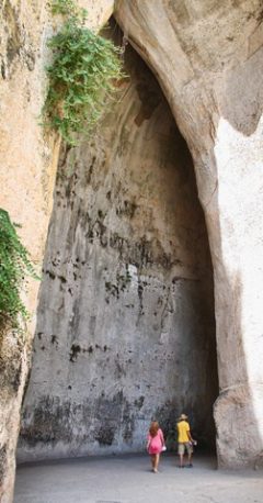 Dionysos Øre, Gamlebyen, Ortigia, Siracusa, Sicilia, Italia