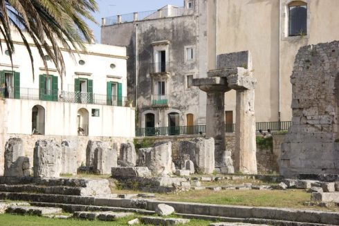 Tempio di Apollo, Ortigia, Siracusa, Sicilia, Italia