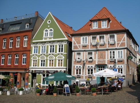 Fischmarkt in Stade im Alten Land