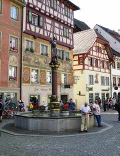 Middelalder, Altstadt, Stein am Rhein, Sveits