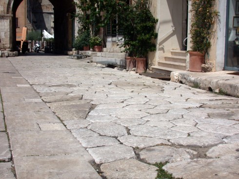 Via Appia, Terracina, Lazio, Midt-Italia, Italia