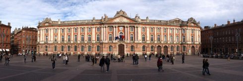 Hôtel de Ville, Place du Capitole, Toulouse, Sør-Frankrike, Frankrike