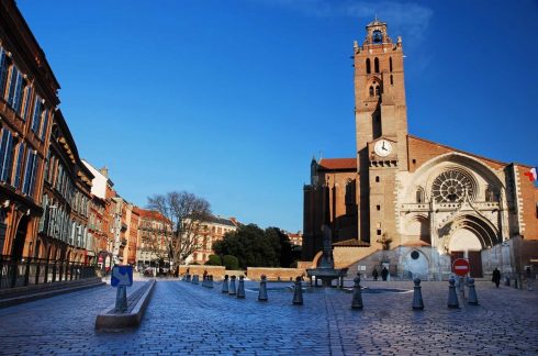 Cathédral St Etienne, Toulouse, Sør-Frankrike, Frankrike