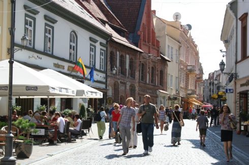 Pilies, Markedsplassen, Vilnius, historisk, gamleby, Unesco Verdensarven, Lithauen, Baltikum