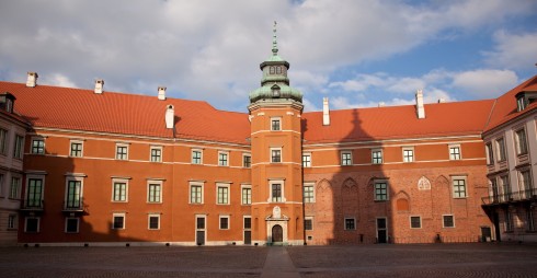 Kongelig slott, Warszawa, Unesco Verdensarv, gamlebyen Stare Miasto, Starowka, historisk bydel, middelalder, markedsplass Rynek Starego Miasto, Wisla, Midt-Polen, Polen