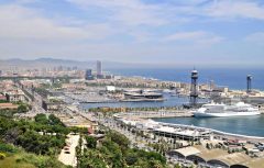 Barcelona, katalansk, Montuic-høyden, Unescos liste over Verdensarven, Antoni Gaudi, Guell, Catalunia, Spania