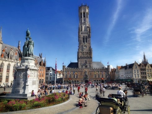 Brugge, kanaler, Markt, historisk, Unescos liste over Verdensarven, øl, bryggerier, gourmet, gamleby, gotikken, renessansen, barokken, Flandern, Belgia