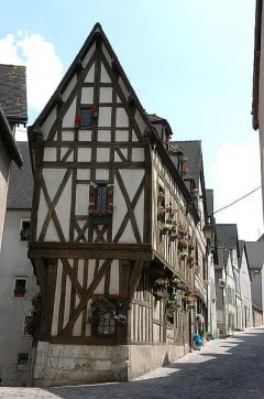 Chartres, Rue des Écuyers , Cathedrale Notre dame de Chartres, Eure, Eure et Loire, Unescos liste over Verdensarven, Vest-Frankrike, Frankrike