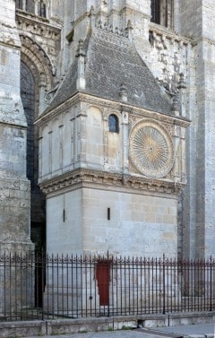 Chartres, Horloge Astrologie, Vielle Ville, Cathedrale Notre dame de Chartres, Eure, Eure et Loire, Unescos liste over Verdensarven, Vest-Frankrike, Frankrike