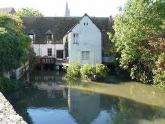 Chartres, Moulin Saint-Père, Vielle Ville, Cathedrale Notre Dame de Chartres, Eure, Eure et Loire, Unescos liste over Verdensarven, Vest-Frankrike, Frankrike