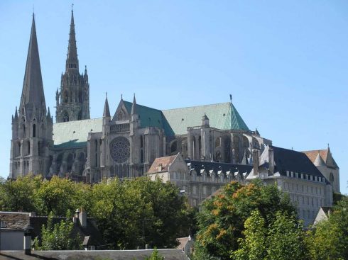  Chartres, Vielle Ville, Cathedrale Notre dame de Chartres, Eure, Eure et Loire, Unescos liste over Verdensarven, Vest-Frankrike, Frankrike